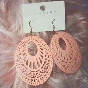 Laser Cut Wooden Earrings